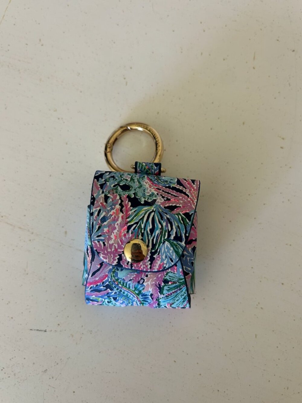 Coral Pattern Airpod Case